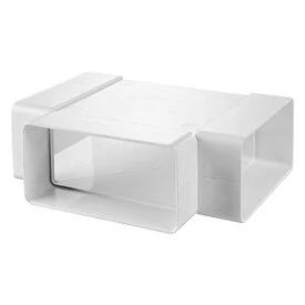 Flat duct 220x90 mm T-piece